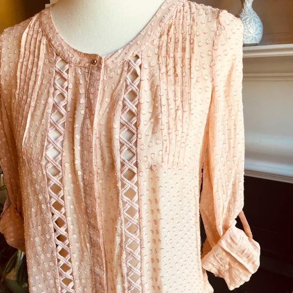 {Anthro} Meadow Rue Blouse - Picture 3 of 8